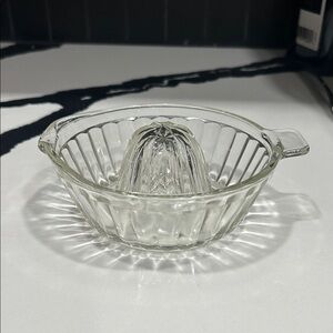 Vintage rare paneled orange juice reamer